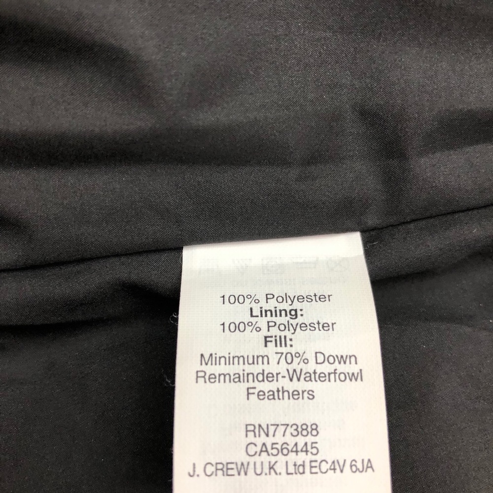 J. Crew Excursion Herringbone Puffer Vest Jacket - Picture 6 of 8
